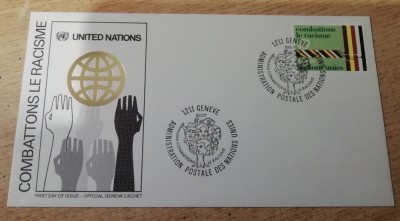B14 - FDCS - Natiunile Unite - Combaterea rasismului - 1977 foto