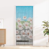 vidaXL Cortină pentru ușa de insecte multicolor 200 x 90 cm Bambus 42030055