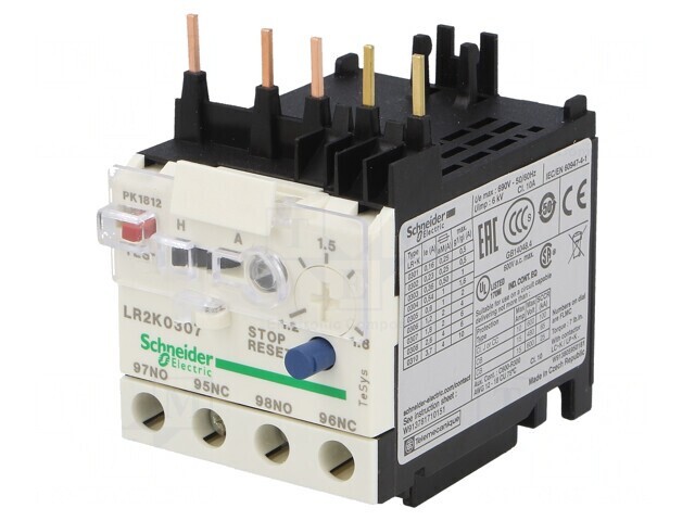 Releu Termic TeSys K NO NC LR2K0307