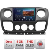 Navigatie Opel Movano, Renault Master 2010-2021 Android Ecran QLED octa core 4+64 carplay android auto KIT-movano+EDT-E310V3 CarStore Technology