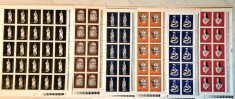 TIMBRE ROM&Acirc;NIA LP 862/1974 Arheologie din Rom&acirc;nia -SET 6 COLI 25 timbre MNH