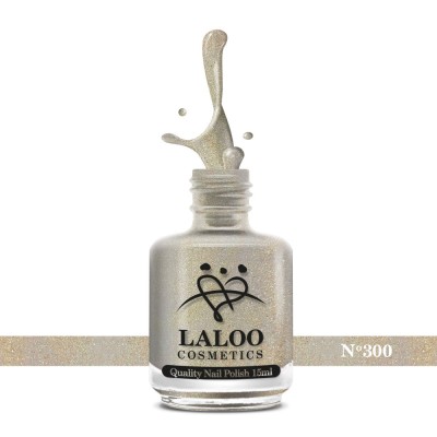 No.300 Gold glitter| Weekly Nail Polish 15ml foto