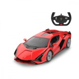 Cumpara ieftin Masinuta cu telecomanda, Rastar, Lamborghini Sian, Rosu, 1:14
