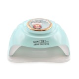 Lampă pentru unghii Led/Uv SUN S8Pro, 268W, mint