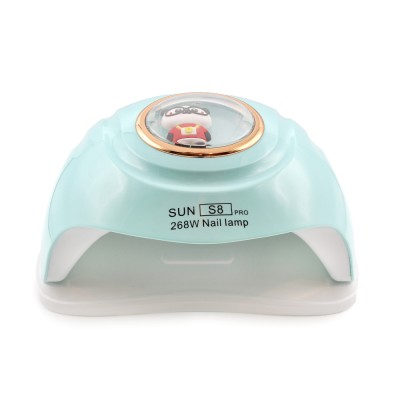 Lampă pentru unghii Led/Uv SUN S8Pro, 268W, mint foto
