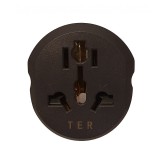 Adaptor Priza UK-UE , Premium Quality , Alb