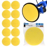 Set hartie abraziva din oxid de aluminiu pentru slefuitor de pereti, 225 mm, 10 bucati, P240, Geko G78688