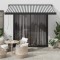 vidaXL Copertină retractabilă antracit/alb, 3,5x2,5 m, textil/aluminiu 3216129