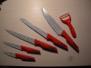 SET 5 cutite si un curatator legume ZILLINGER, acoperire ceramica, NOI +6 pahare