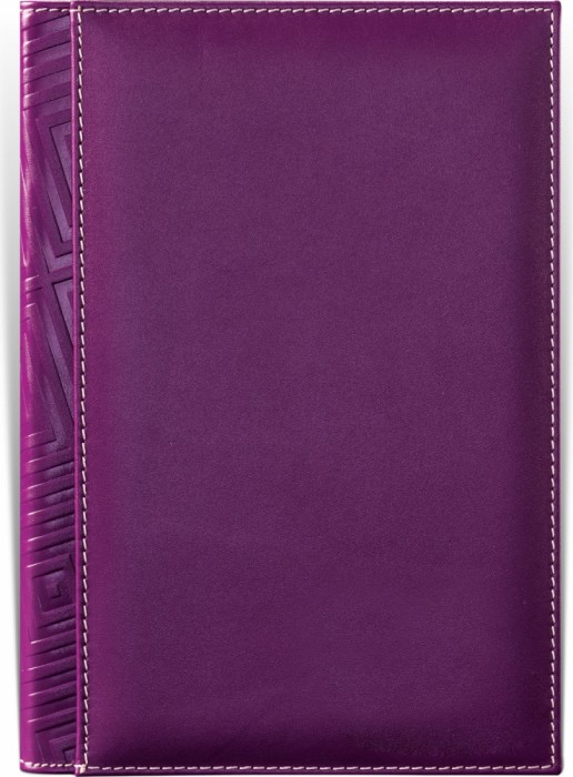 Agenda piele B5 mov model E