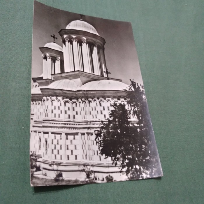 CARTE POSTALA CIRCULATA STREHAIA-MANASTIREA GURA MOTRULUI