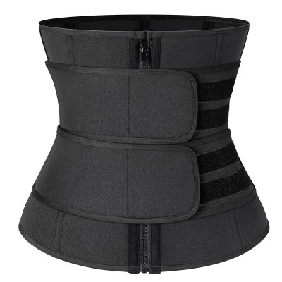 Centura modelatoare tip viespe Waist Training Kardashian, marime XXL, Negru foto