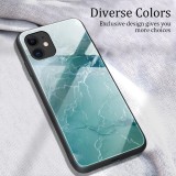 Cumpara ieftin Husa Marble Apple iPhone 12 Pro Max verde