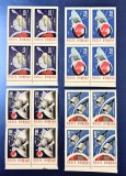 TIMBRE ROM&Acirc;NIA LP632/1966 COSMONAUTICA I- Bloc de 4 -MNH