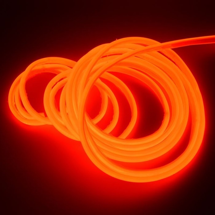 Banda Led Cob Rosu Intens Neon Flex - 288led/m - IP65 / 220V - 10W/ml / Rola 5ml