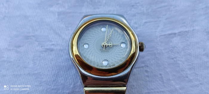 SWATCH ELVETIA Ceas de mana Dama PERFECT FUNCTIONAL impecabil ORIGINAL si CUREA
