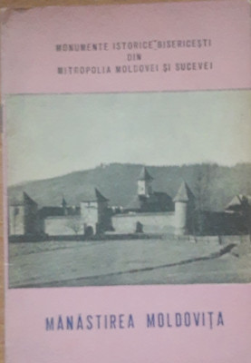 MANASTIREA MOLDOVITA - ED. MITROPOLIEI MOLDOVEI SI SUCEVEI 1965 foto