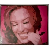 Board Music Kylie Minogue, painted wood