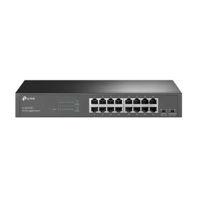 Switch 16 porturi RJ45 Gigabit, Unmanaged, 1U - TP-Link TL-SG1016D foto