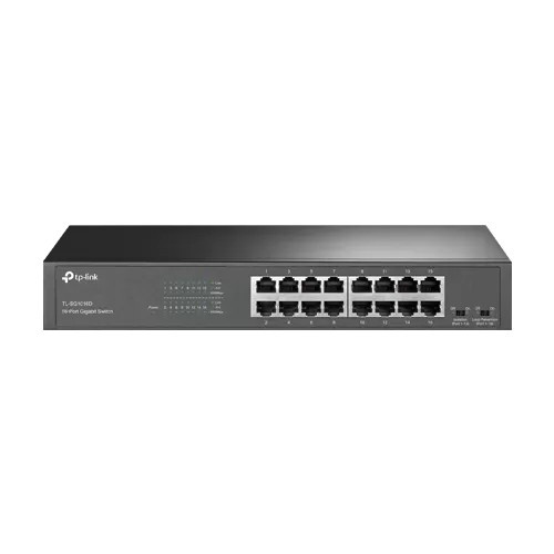 Switch 16 porturi RJ45 Gigabit, Unmanaged, 1U - TP-Link TL-SG1016D