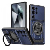 Husa pentru Xiaomi Poco C75 / Redmi 14C, Techsuit, RuggedCam, Albastra