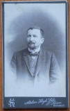 Foto pe carton gros ; Bucuresti , 1909 , cu autograf