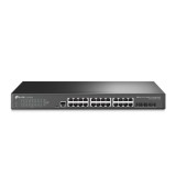 Switch TP-Link cu management L2, 24 Porturi Gigabit, 4 x SFP+ Gigabit &quot;SG3428X&quot; (timbru verde 2 lei)