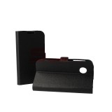 Husa Flip Stand Magnetica UTOK 450Q, Neagra, Protectie Completa