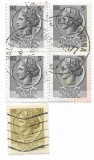 Italia - Moneda siracuziana, 1968 - valori obliterate