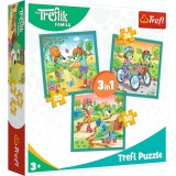 PUZZLES 3IN1 INTALNIREA FAMILIEI TREFELIK SuperHeroes ToysZone