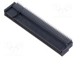 Conector carduri 90&deg; THT SAMTEC PIN 164 pentru PCB