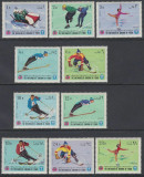 YEMEN, SPORT GRENOBLE - SERIE COMPLETĂ MNH, Nestampilat