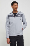 Under Armour windbreaker culoarea gri, de tranzitie