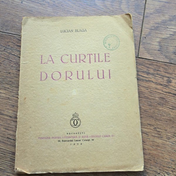 La curtile dorului - Lucian Blaga