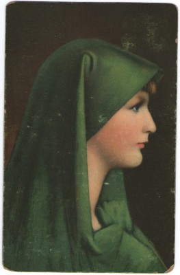 Pictura de Jean J. Henner - Studienkopf, vedere Stengel foto