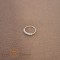 Piercing pentru nas din argint 925, model bilute - diametru 1 cm