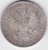 AUSTRIA UNGARIA 1 Florin 1860, Europa, Argint