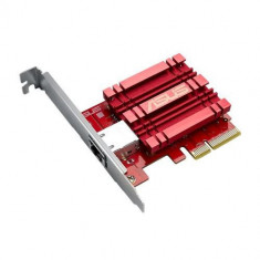 Asus 10gbase-t pcie network adapter with backward compatibility of 5/2.5/1g and 100mbps rj45 port and foto