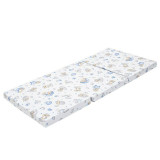 Salteluta pliabila New Baby standard pentru patut din spuma 120x60x5 cm 0 luni+ Koala Blue