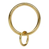 Inel de perdea cu ochi de buclă, diametru interior 44mm, se potrivește pe tije de p&acirc;nă la 36mm (Aur-28 bucăți)