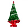 Brad Decorativ eMAG, Verde, Tinsel, &Icirc;nălțime 26cm, Oem