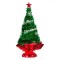 Brad Decorativ eMAG, Verde, Tinsel, &Icirc;nălțime 26cm
