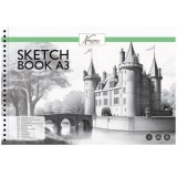 Caiet de schite Sketchbook A3 Nassau Fine Art 32 file 130 gr