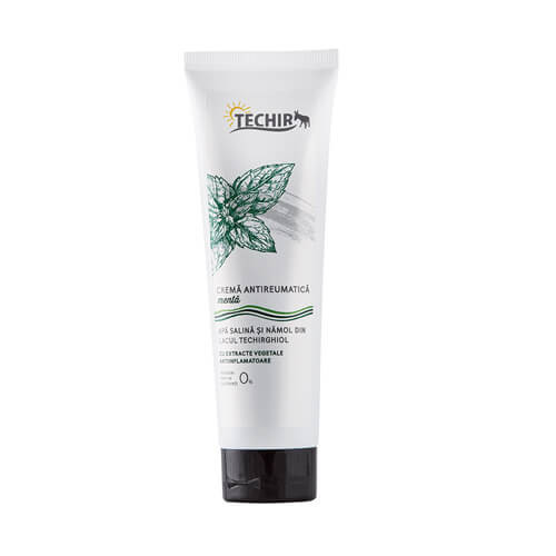 Crema antireumatica pentru masaj cu Menta, 125gr, Techir