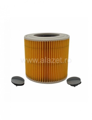 Filtru cartus pentru aspirator Karcher WD 2 / WD 3, aspirare umeda si uscata, 122x114 mm foto