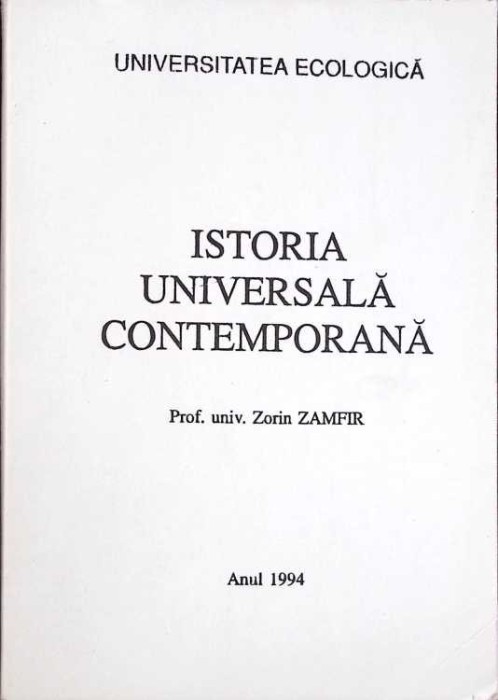 ISTORIA UNIVERSALA CONTEMPORANA-ZORIN ZAMFIR-264828