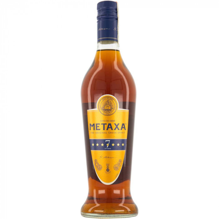 Brandy Metaxa 7 Stele, 40% Alcool, 0.7 l, Metaxa Brandy, Coniac Metaxa, Metaxa Coniac, Coniac 7 Stele, Brandy 7 Stele, Bautura Metaxa, Metaxa Bautura,