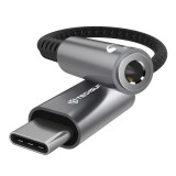 Adaptor audio premium Type-C Asteroid GSM SonicPiX AC14, 0.1m