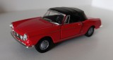 Macheta Peugeot 404 Cabriolet 1968 rosu - Welly 1/36, 1:32