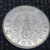 Germania Nazista 50 reichspfennig 1939 B ( Viena), Europa